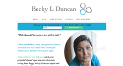 Desktop Screenshot of beckylduncan.com